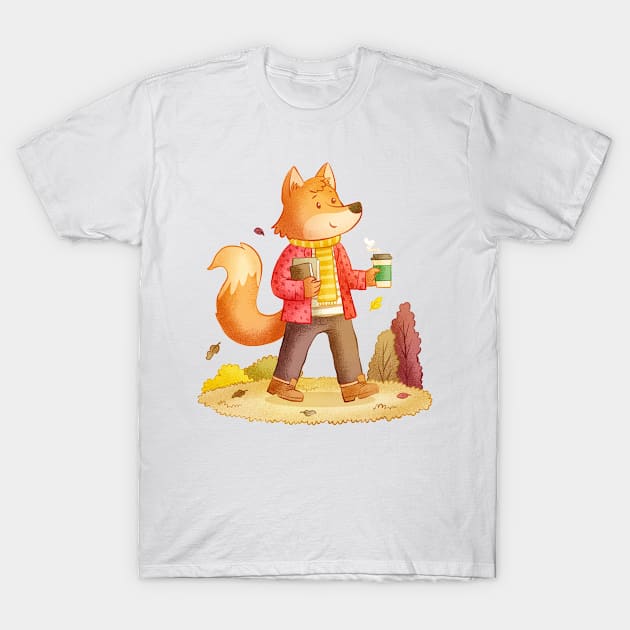 Fox Working T-Shirt by Mako Design 